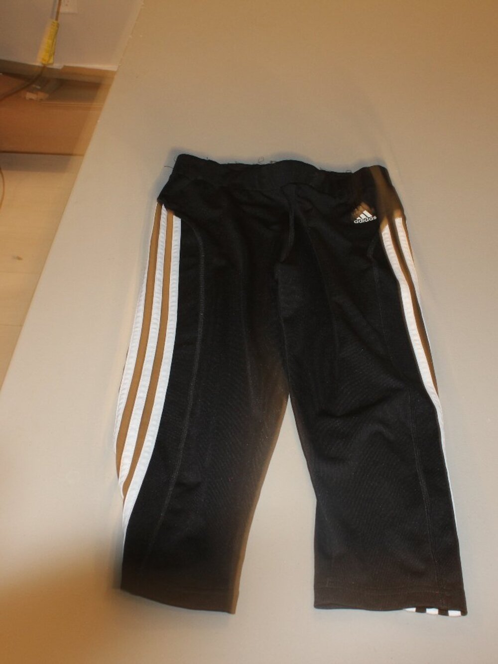 Black Adidas Athletic Capris Size XL